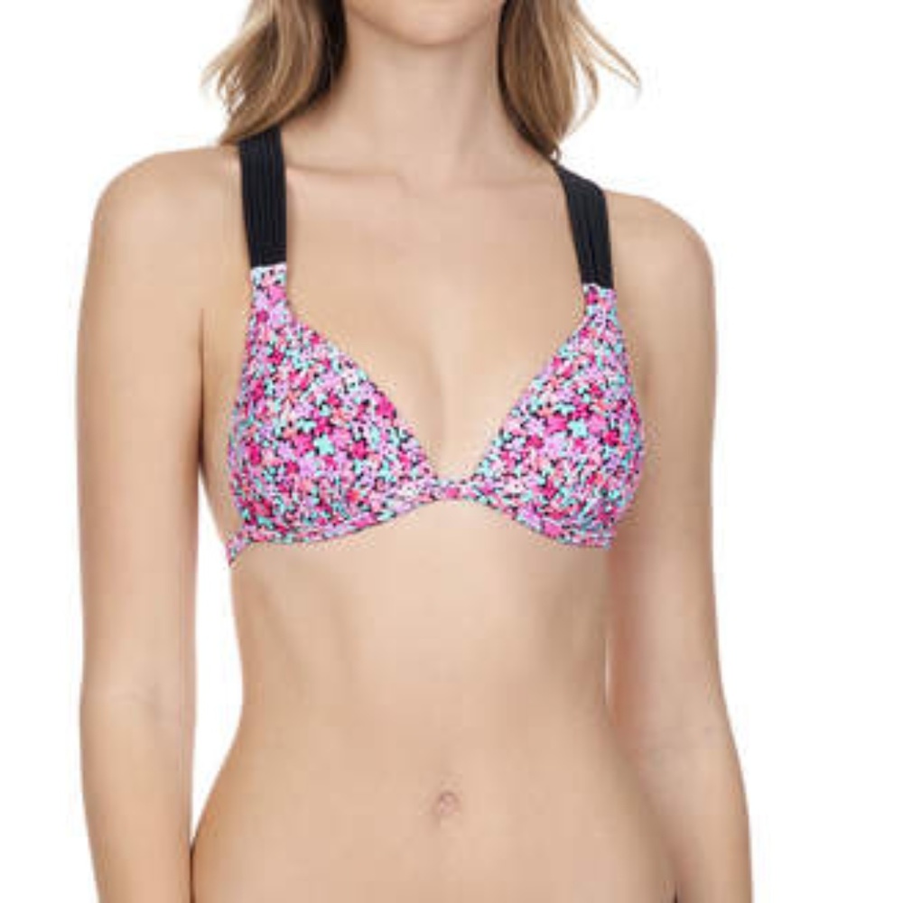 Arizona Floral Bra Swimsuit Top-Juniors - Picture 1 of 4